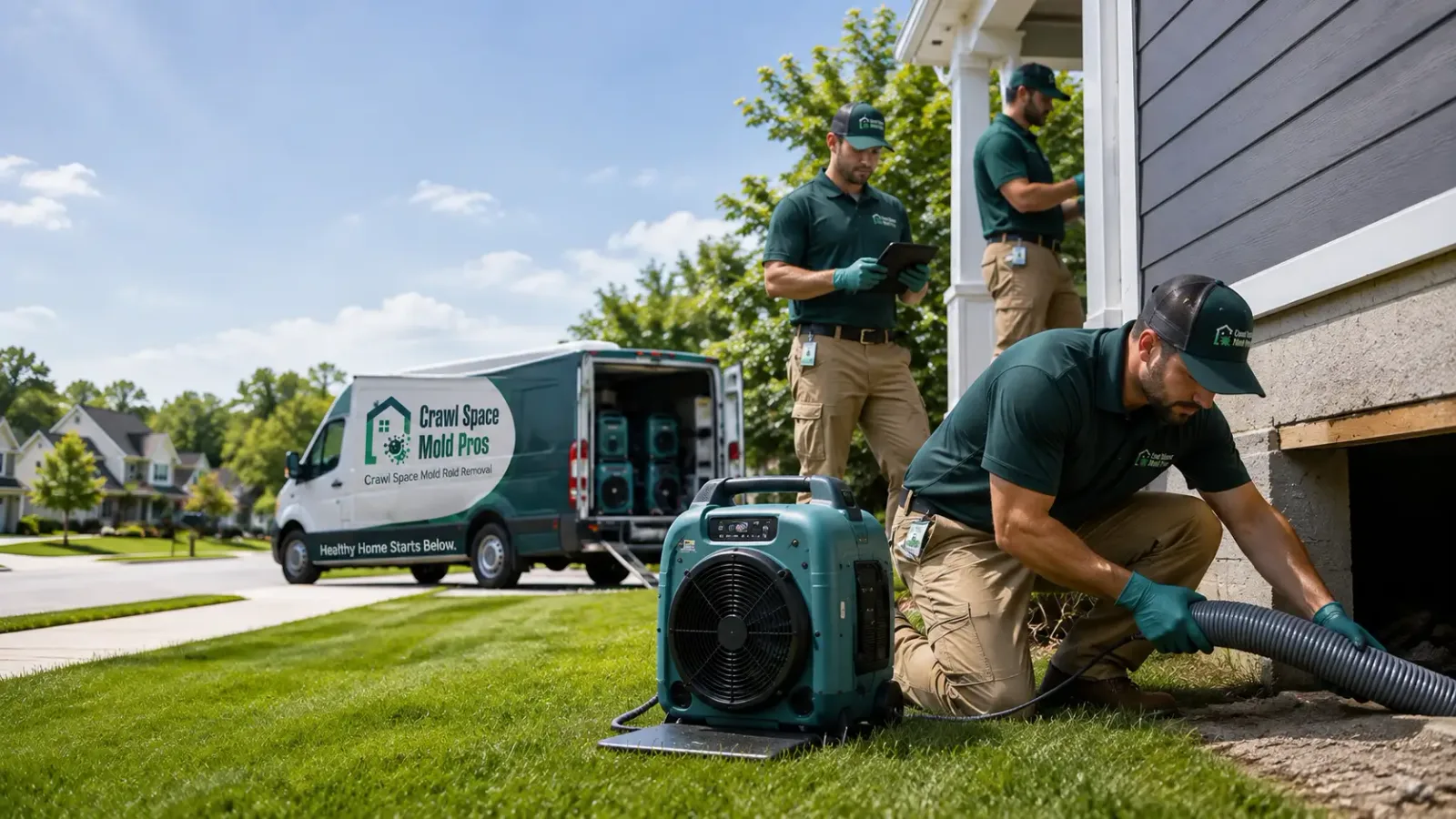 Crawl Space Mold Removal in Stevinson, CA
